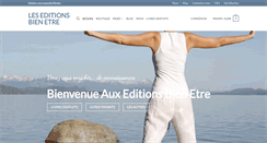 Desktop Screenshot of editions-bien-etre.com